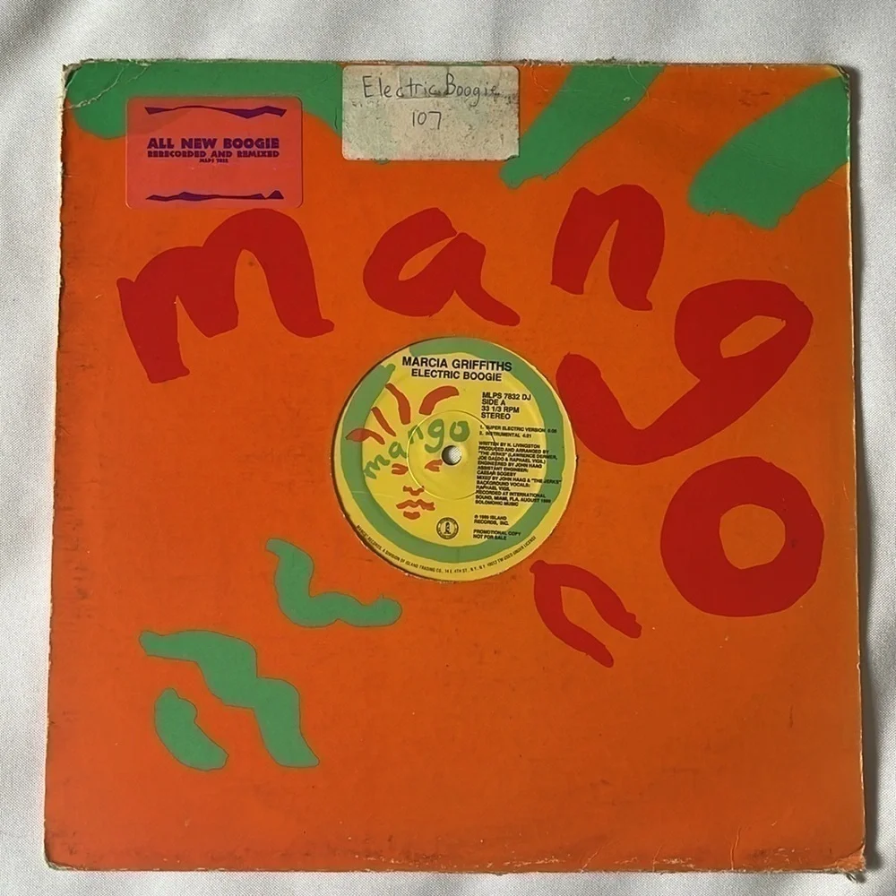 MARCIA GRIFFITHS – "ELECTRIC BOOGIE" VINYL RECORD ✨✨✨ - Picture 1 of 4